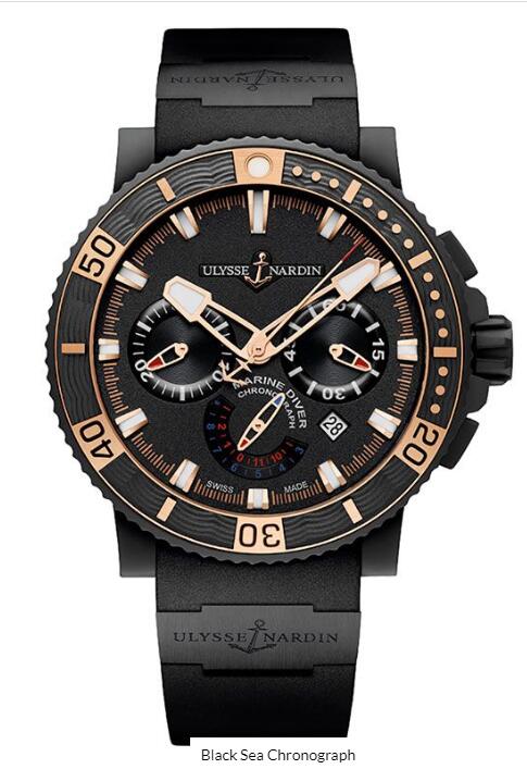 Ulysse Nardin Maxi Marine Diver Black Sea Chronograph Replica Watch Price 353-90-3C Ulysse Nardin Maxi Marine Diver Black Sea Chronograph Replica Watch Price 353-90-3C